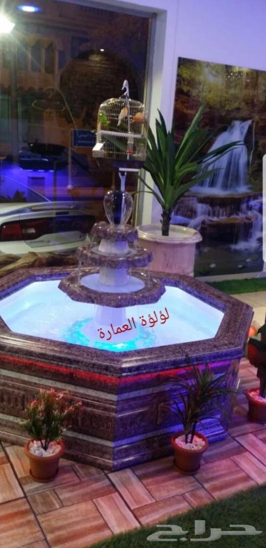 نوافير وشلالات فيبر تركية