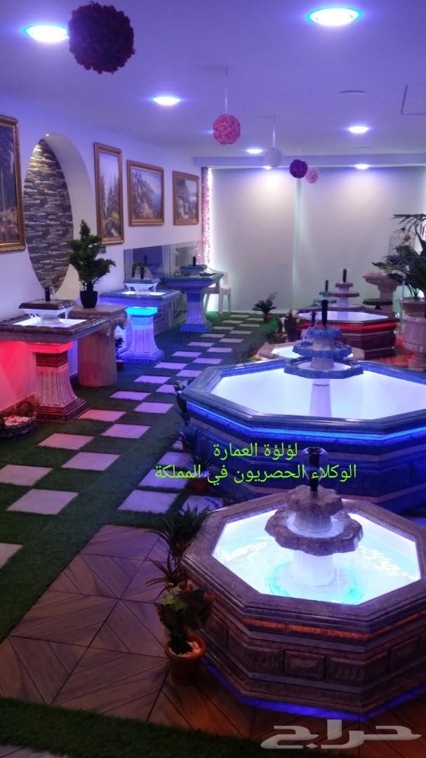 نوافير فيبرجلاس تركية جاهزة