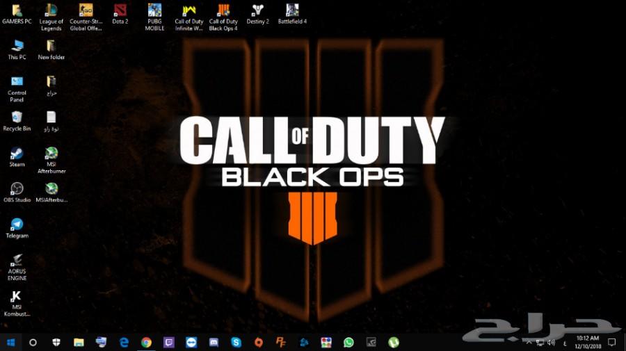 كميبوتر العاب للبيع PC GAMING
