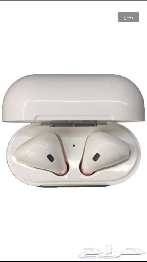سماعات ابل ايفون Airpods ايربودز بلوتوث