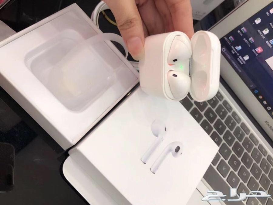 سماعة ابل ايفون Airpods ايربودز بلوتوث