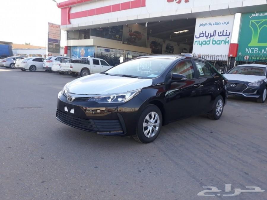 كرولا فتحة سقف ومثبت سرعه سعودي62500بطاقه