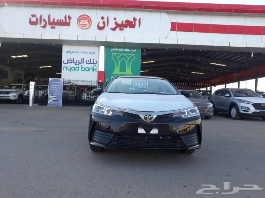 كرولا فتحة سقف ومثبت سرعه سعودي62500بطاقه