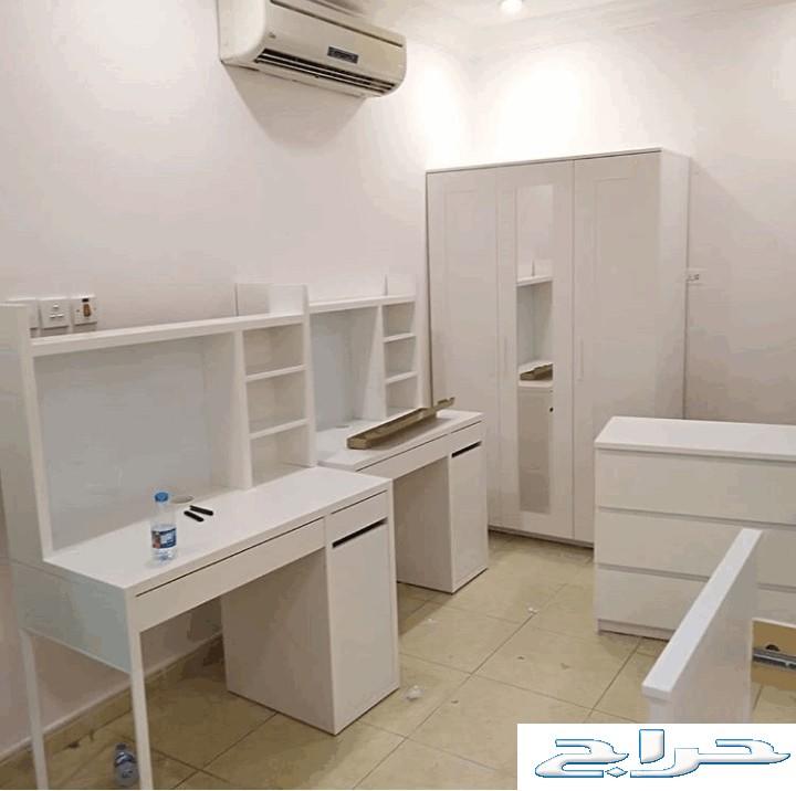 نجار تركيب غرف النوم و ايكيا و الستائر