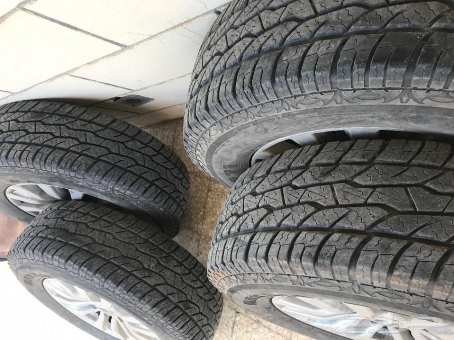 للبيع جنوط باترول وكفرات نص حجريه 18