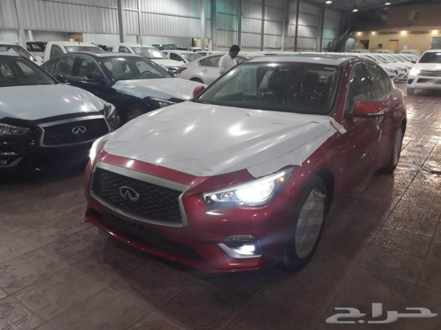 انفنتي Q50 موديل 2018 احمر - معرض سما فرع2