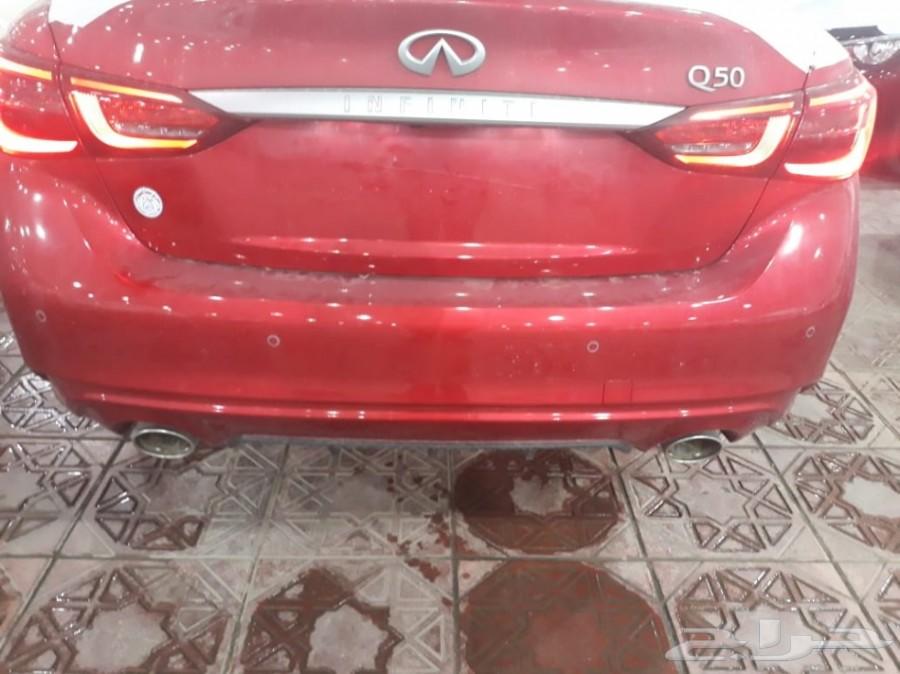 انفنتي Q50 موديل 2018 احمر - معرض سما فرع2