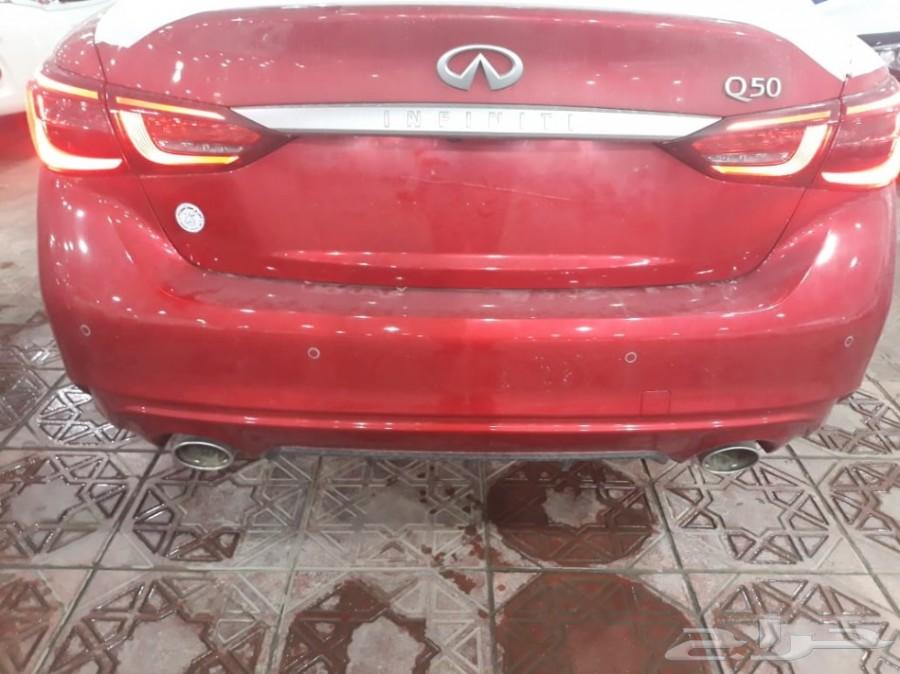 انفنتي Q50 موديل 2018 احمر - معرض سما فرع2