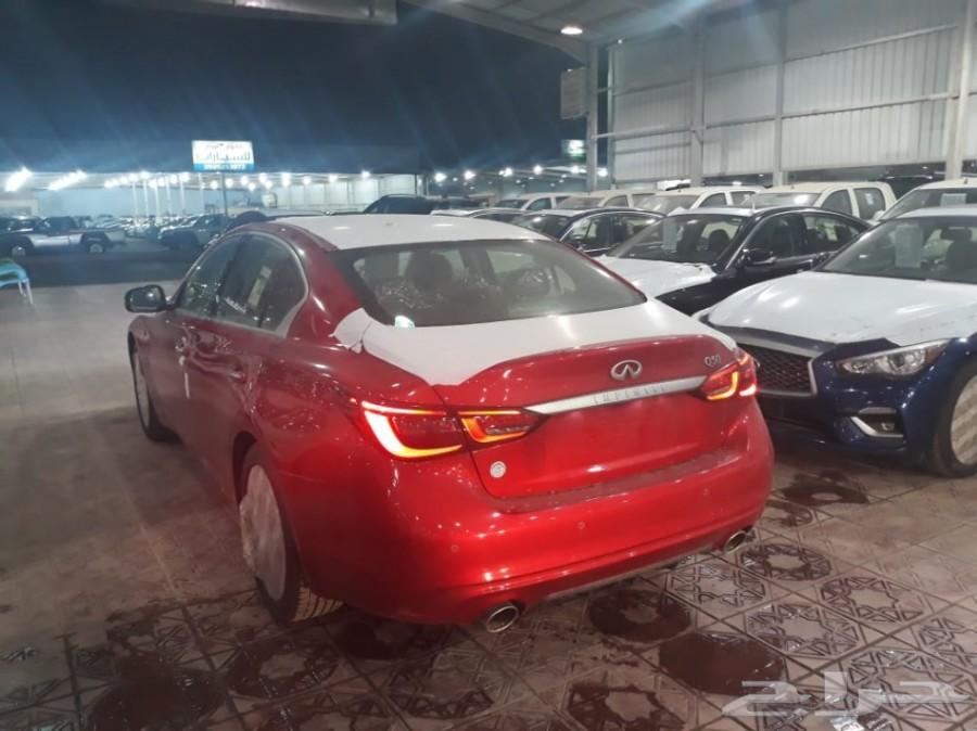 انفنتي Q50 موديل 2018 احمر - معرض سما فرع2
