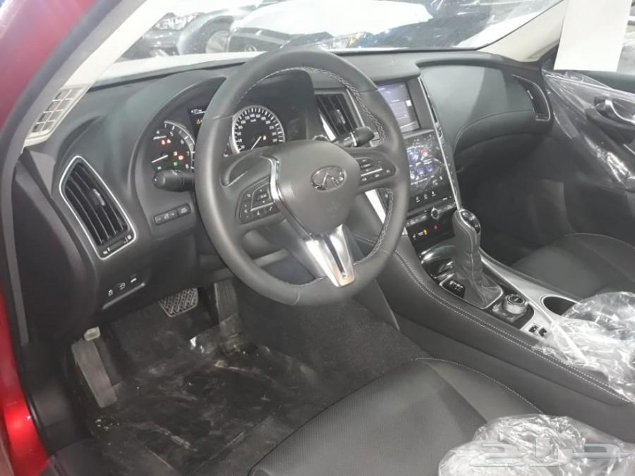 انفنتي Q50 موديل 2018 احمر - معرض سما فرع2