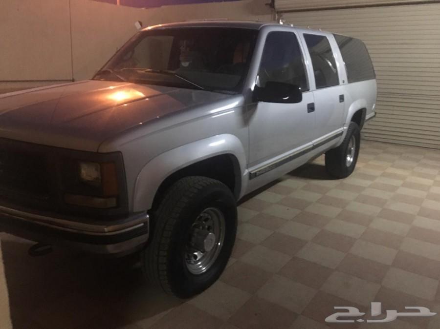 GMC نادرة سوبربان 97 دبل 454 مخزن 28000 كلم