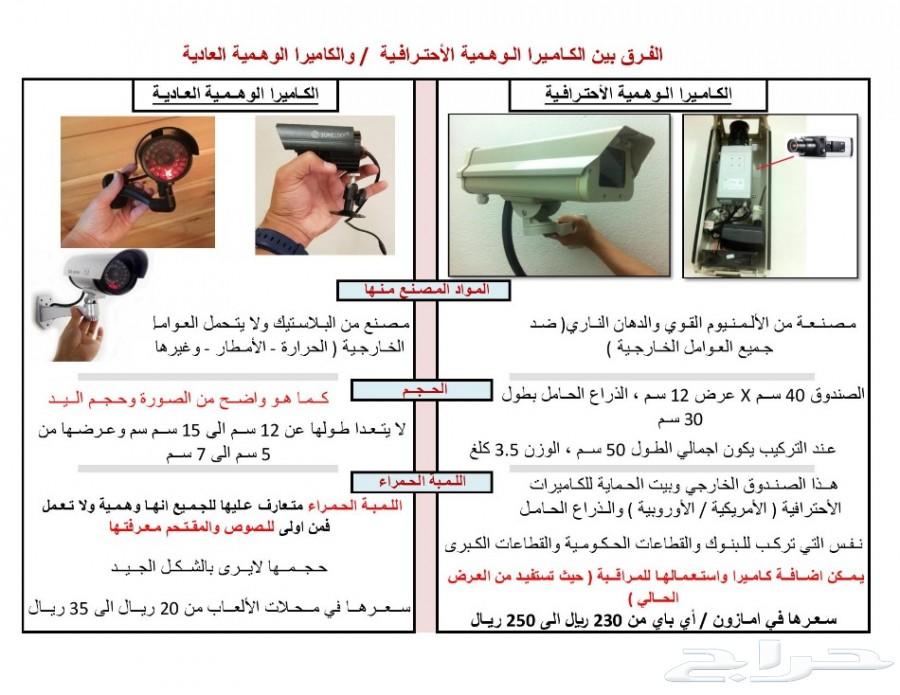 كاميرات مراقبة احترافية وهمية - (اختر العرض)