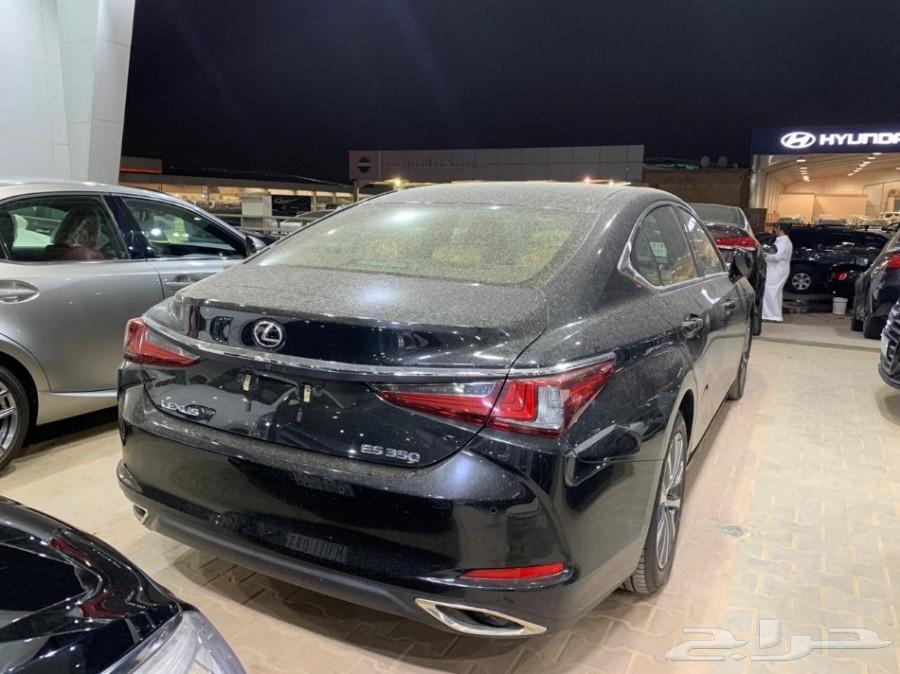 لكزسES350 اسود 2019 ستاندر 6 سلندر