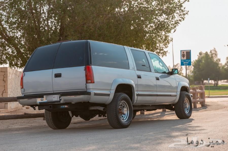 GMC نادرة سوبربان 97 دبل 454 مخزن 28 ألف كلم