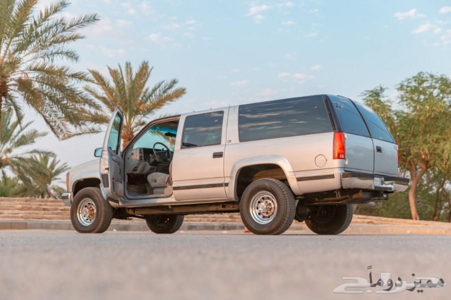 GMC نادرة سوبربان 97 دبل 454 مخزن 28 ألف كلم