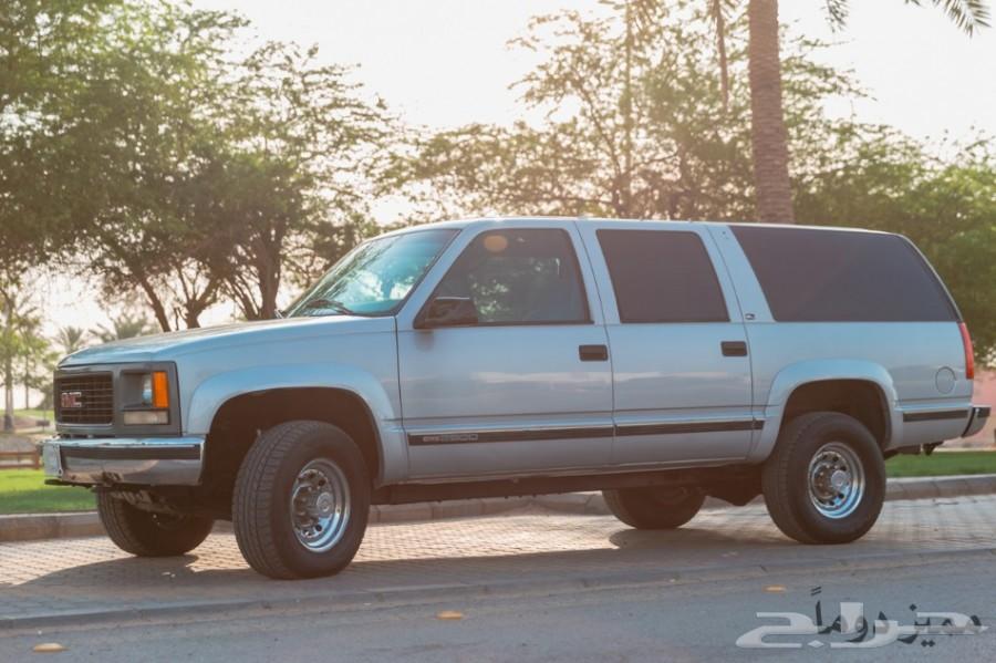 GMC نادرة سوبربان 97 دبل 454 مخزن 28 ألف كلم