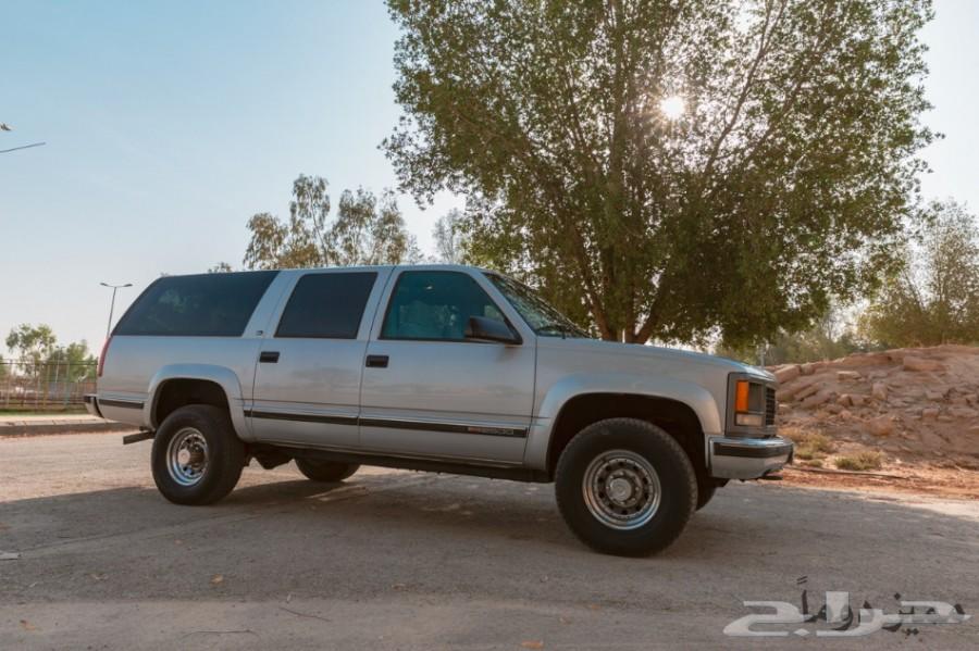 GMC نادرة سوبربان 97 دبل 454 مخزن 28 ألف كلم