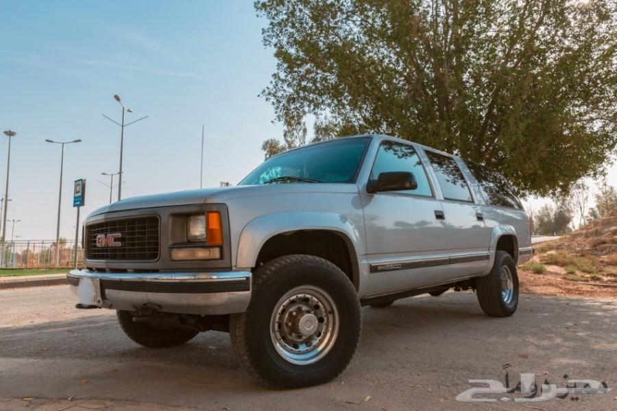 GMC نادرة سوبربان 97 دبل 454 مخزن 28 ألف كلم