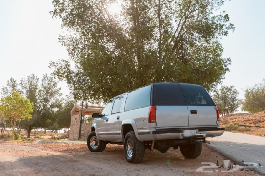 GMC نادرة سوبربان 97 دبل 454 مخزن 28 ألف كلم