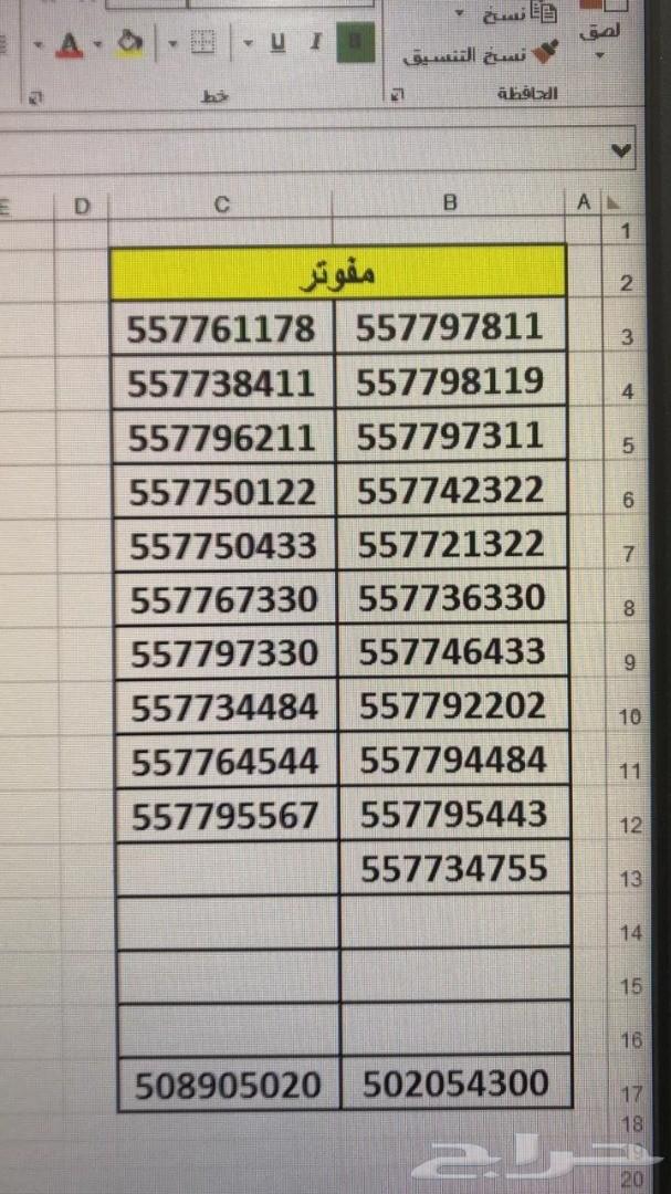 ارقام مميزة شحن STC عرض خاص لمدة 3 ايام