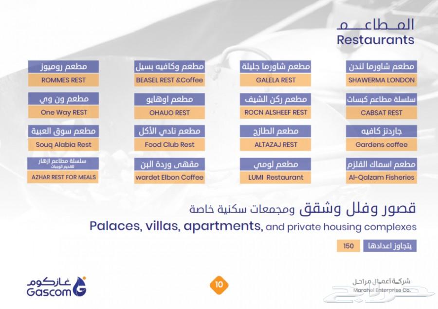 تمديد انابيب الغاز المركزي وأنظمة الحماية