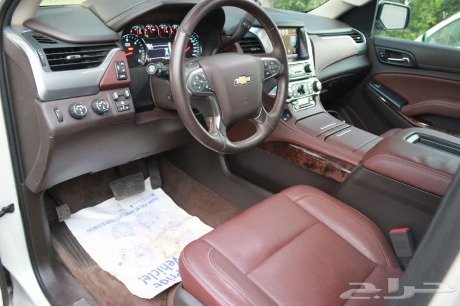 تاهو LTZ 2015 فل كامل دبل لؤلؤي بطاقه امريكي