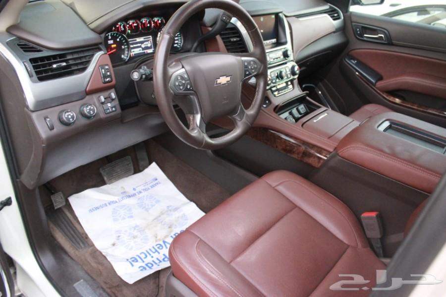 تاهو LTZ 2015 فل كامل دبل لؤلؤي بطاقه امريكي