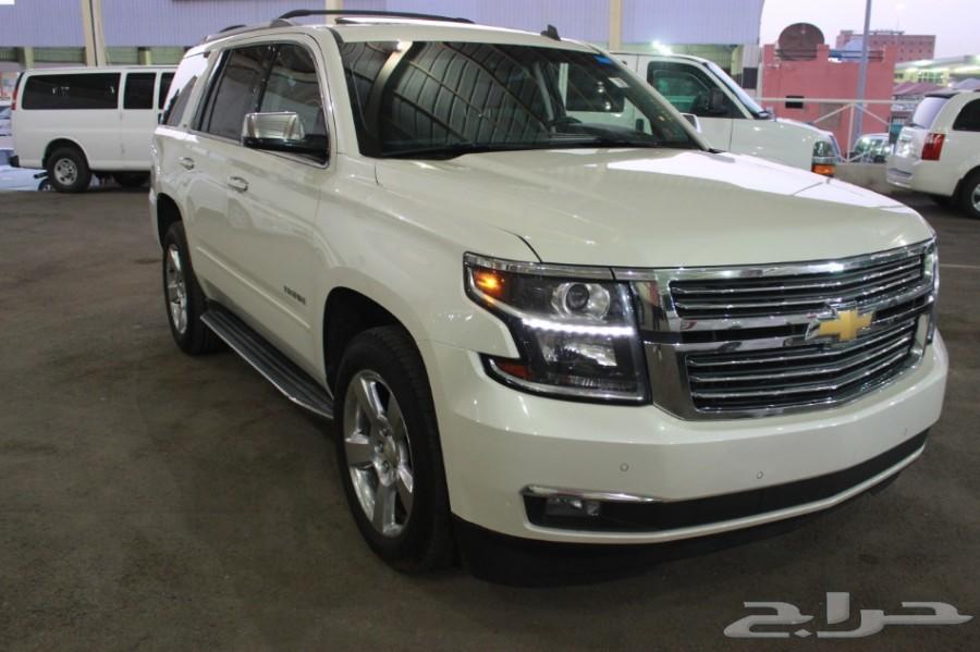 تاهو LTZ 2015 فل كامل دبل لؤلؤي بطاقه امريكي