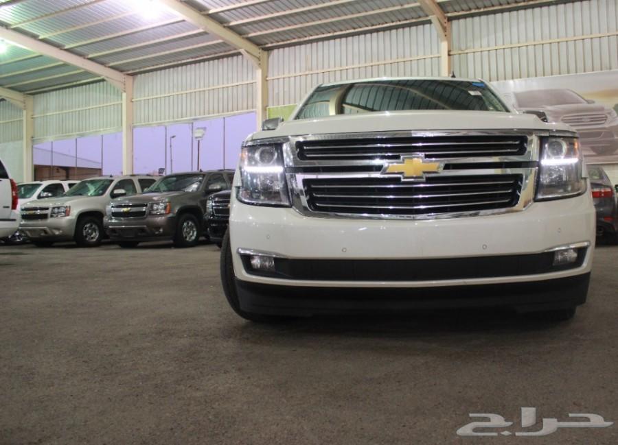 تاهو LTZ 2015 فل كامل دبل لؤلؤي بطاقه امريكي