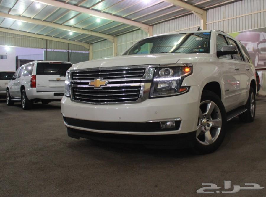 تاهو LTZ 2015 فل كامل دبل لؤلؤي بطاقه امريكي