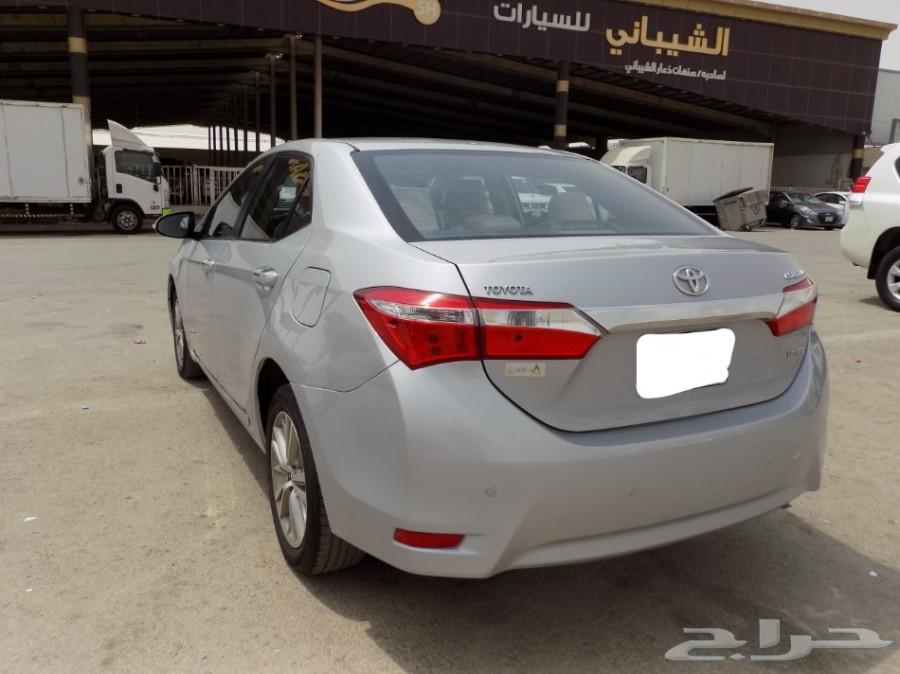تويوتا كورولا 2015 ممشي82 الف بصمه(تم البيع)