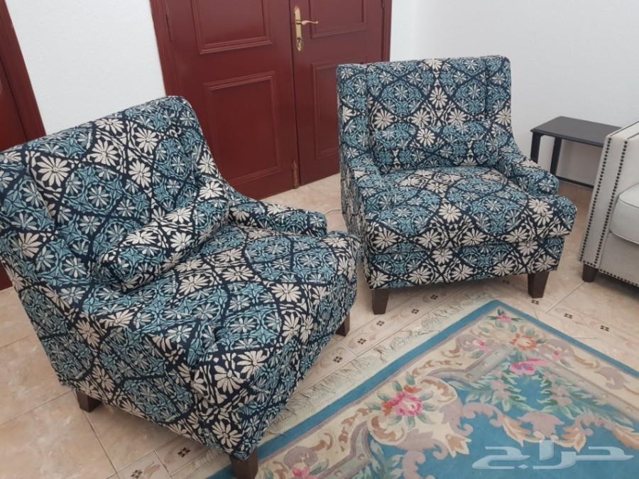 طقم كنب من مفروشات العمر ضمان 10 سنين