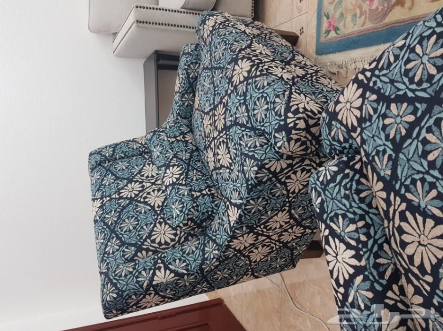 طقم كنب من مفروشات العمر ضمان 10 سنين
