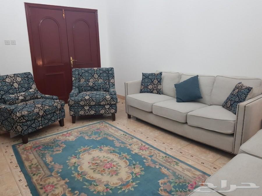 طقم كنب من مفروشات العمر ضمان 10 سنين
