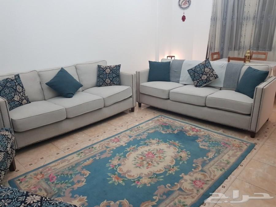 طقم كنب من مفروشات العمر ضمان 10 سنين