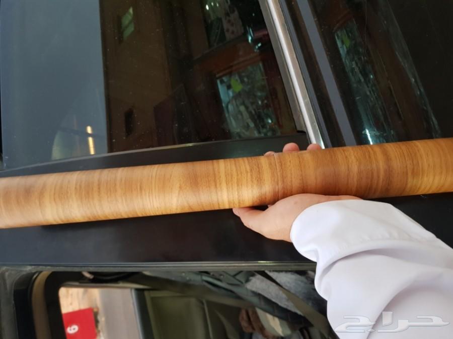 تجليدات خشبية حقيقية اللون للسيارة والاجهزة