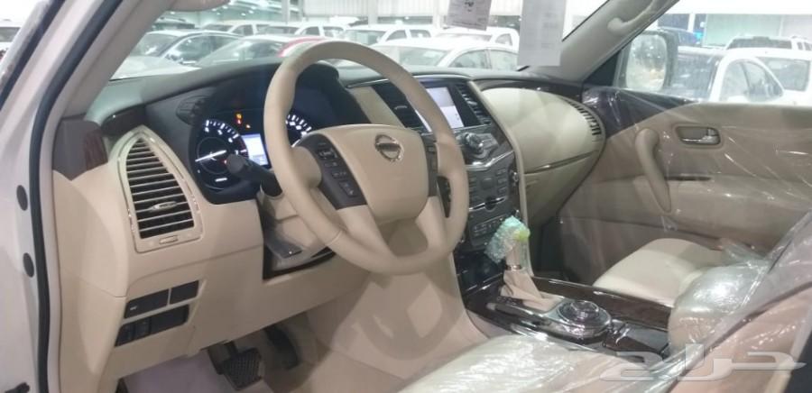 نيسان باترول اس اي 2 موديل2019 ابيض شركة سما