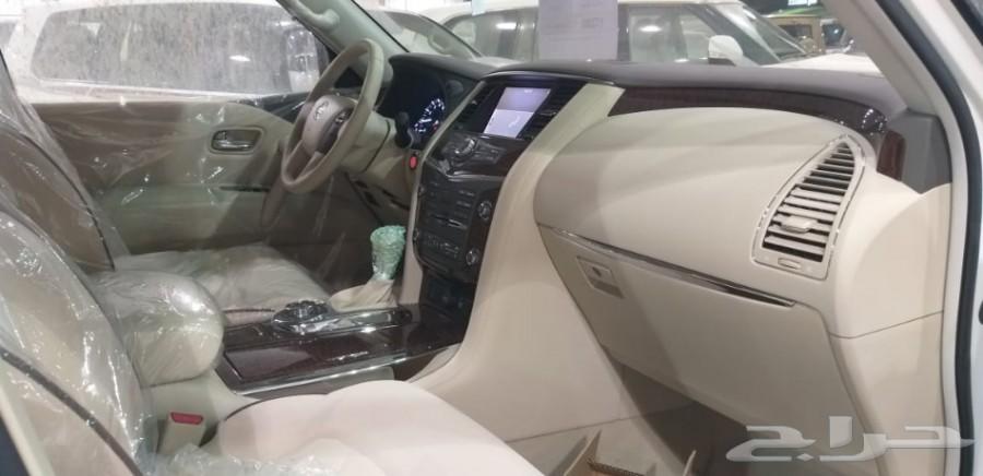 نيسان باترول اس اي 2 موديل2019 ابيض شركة سما