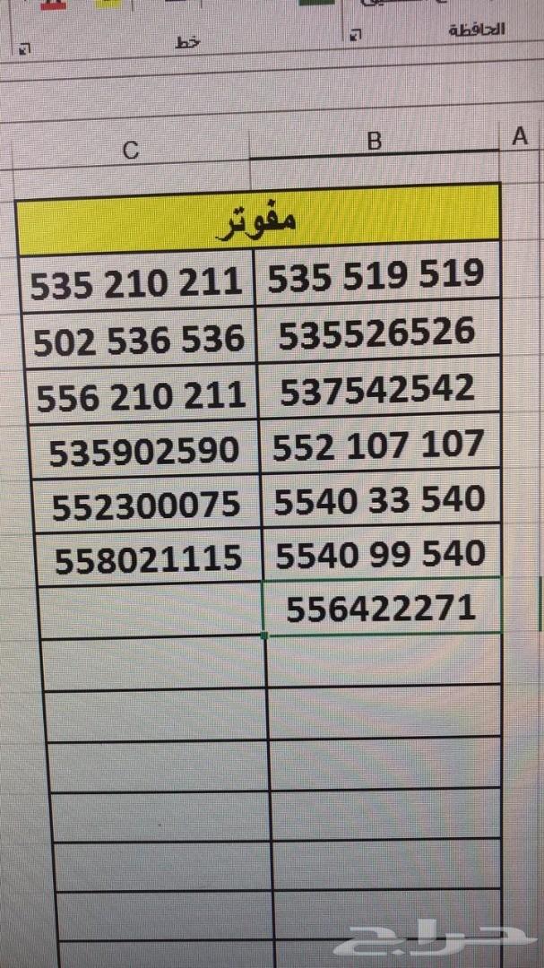 ارقام مميزة شحن STC ومفوترة