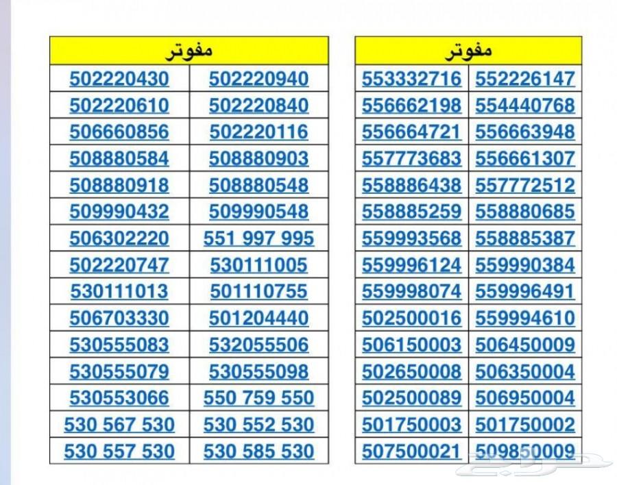 ارقام مميزة شحن STC ومفوترة