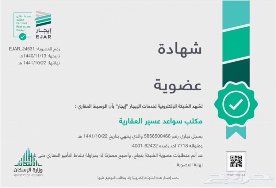 عقد ايجار الموحد الالكتروني 125 فقط