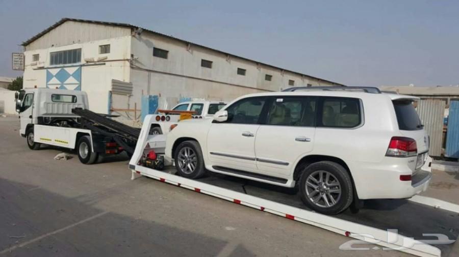 سطحة لنقل السيارات من الامارات الى السعودية و