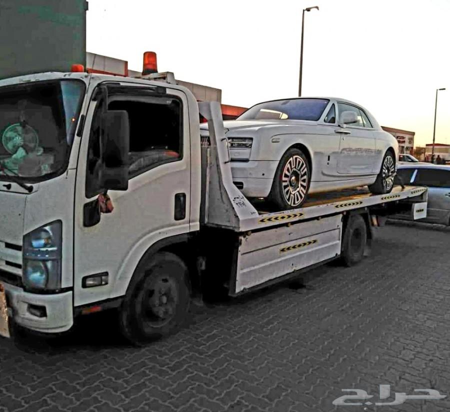 سطحة لنقل السيارات من الامارات الى السعودية و