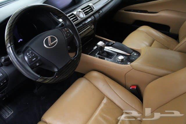 لكزس LS460 ابيض داخلي جمليxتم البيع