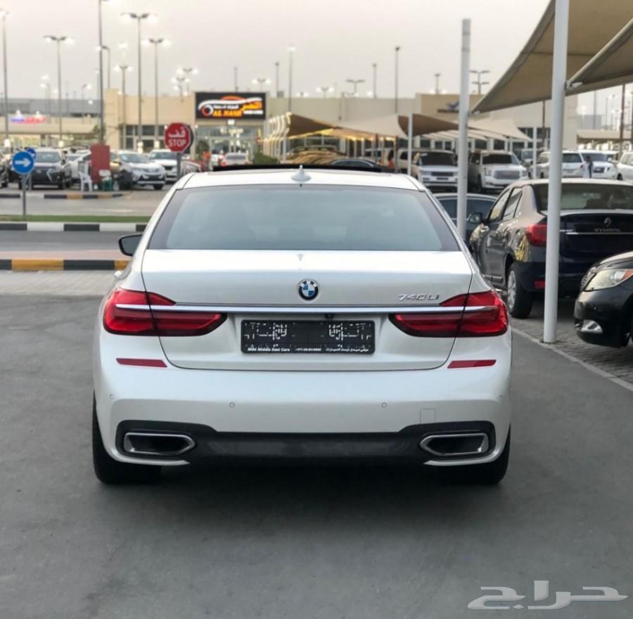 بي ام دبليو 740Li ام كت موديل 2016 تحت الضمان
