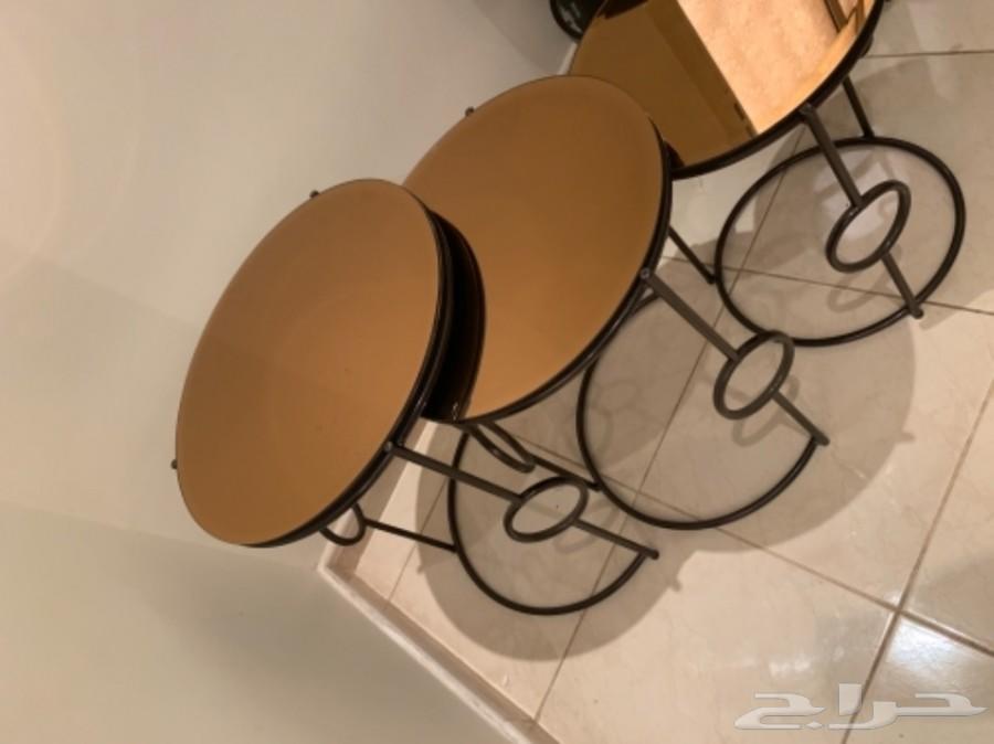طاولات مجلس روعه للبيع بسبب ظروف النقل