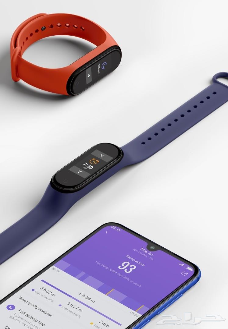 شاومي مي باند 4 Mi band عالمية بسعر 130 فقط