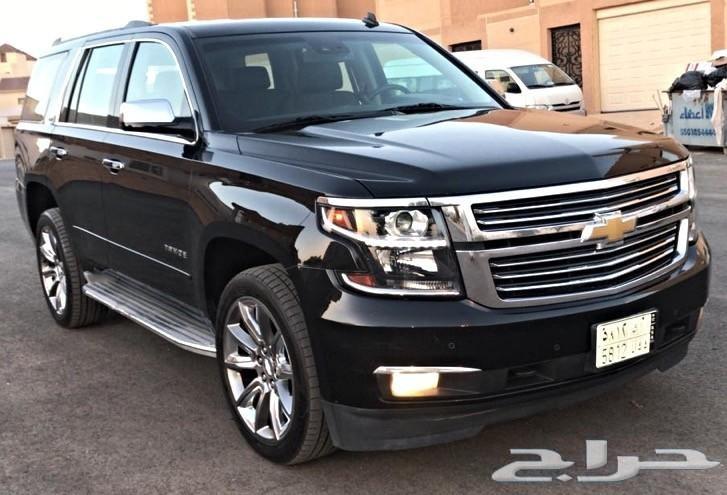 تاهو LTZ دبل أسود داخلي كرزي ماشي 84 ألف
