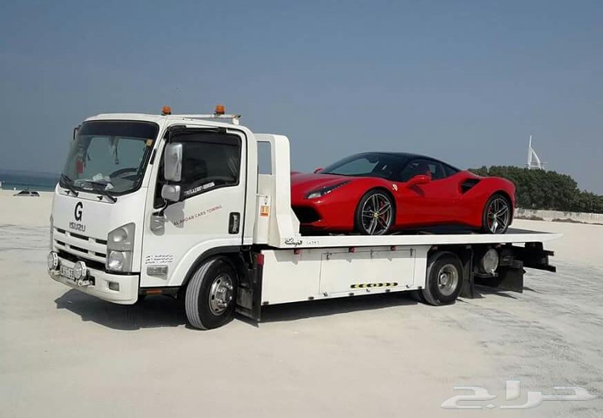 سطحة للنقل السيارات من السعودية الى الامارات