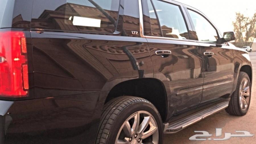 تاهو LTZ دبل أسود داخلي كرزي ماشي 84 ألف